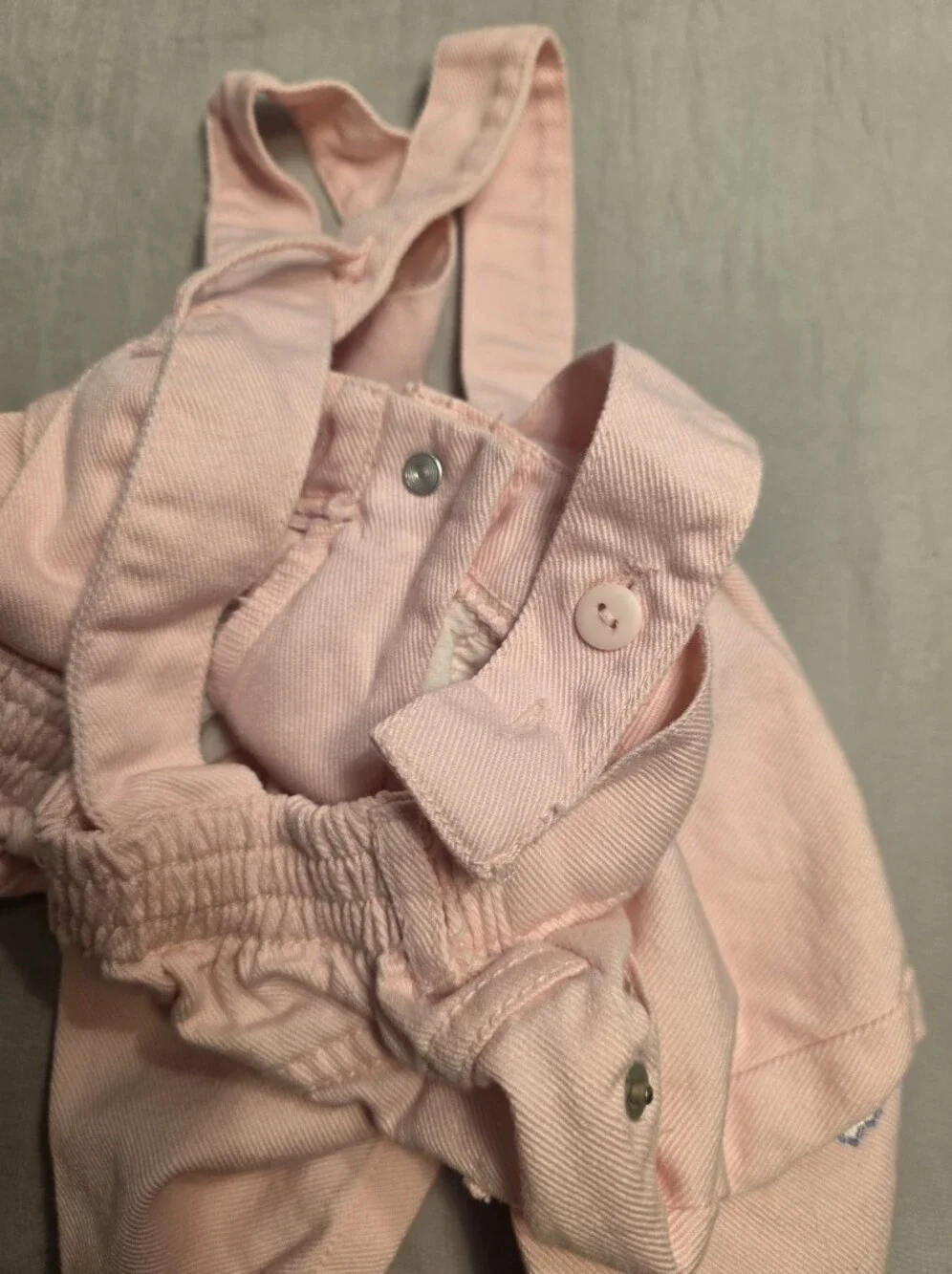 Vintage 2000s Girls Embroidered Suspender Overalls
